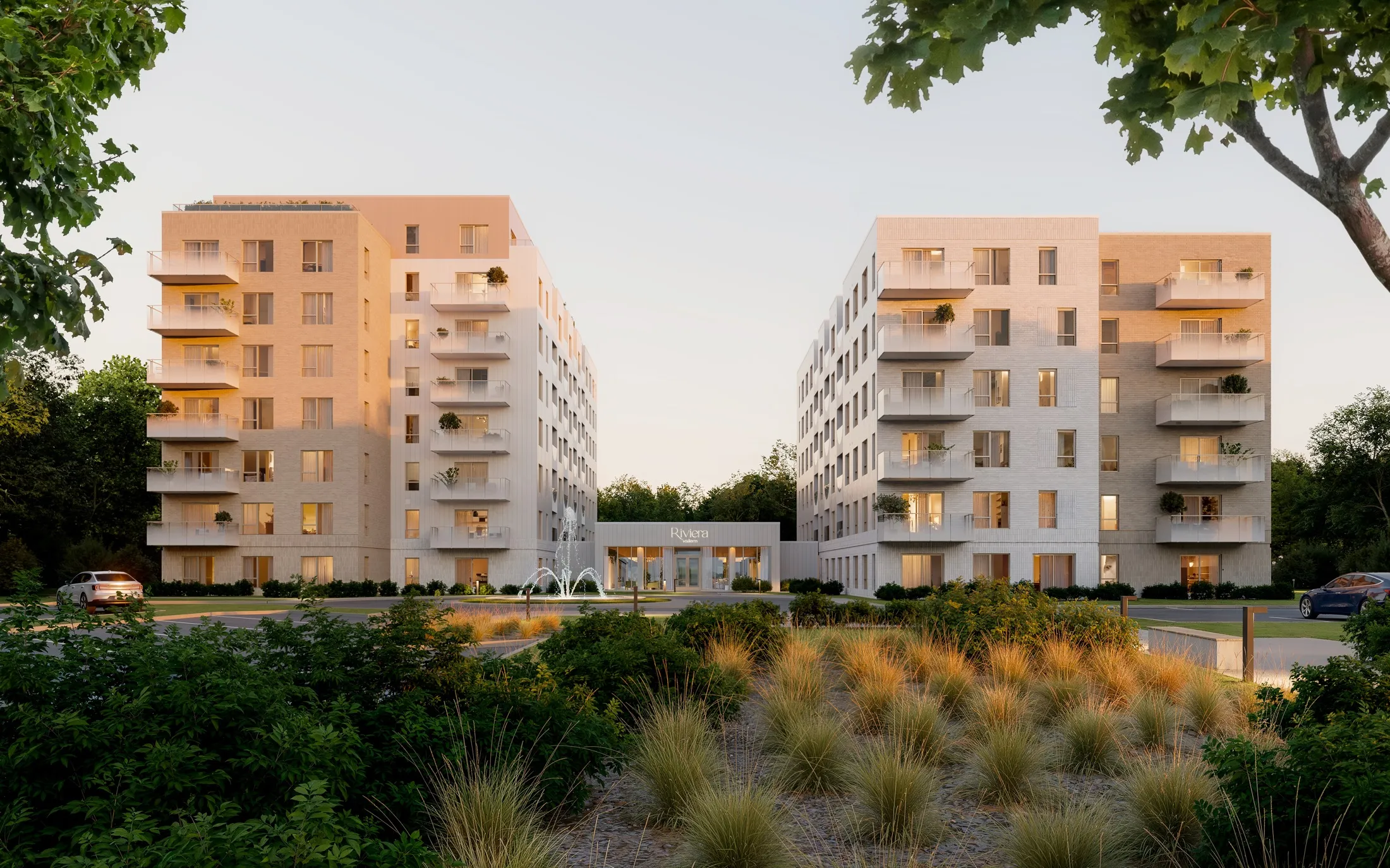 Architecture des bâtiments Riviera